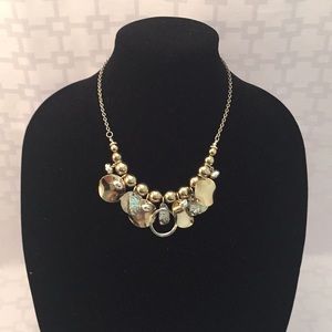 Chico’s Goldtone KIMA Short Circle Necklace